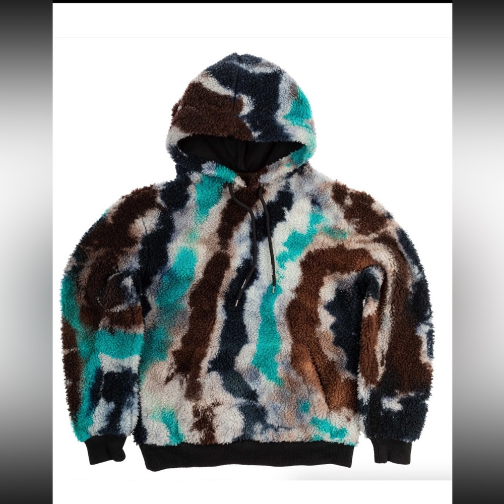 Multi Colored Sherpa Hoodie